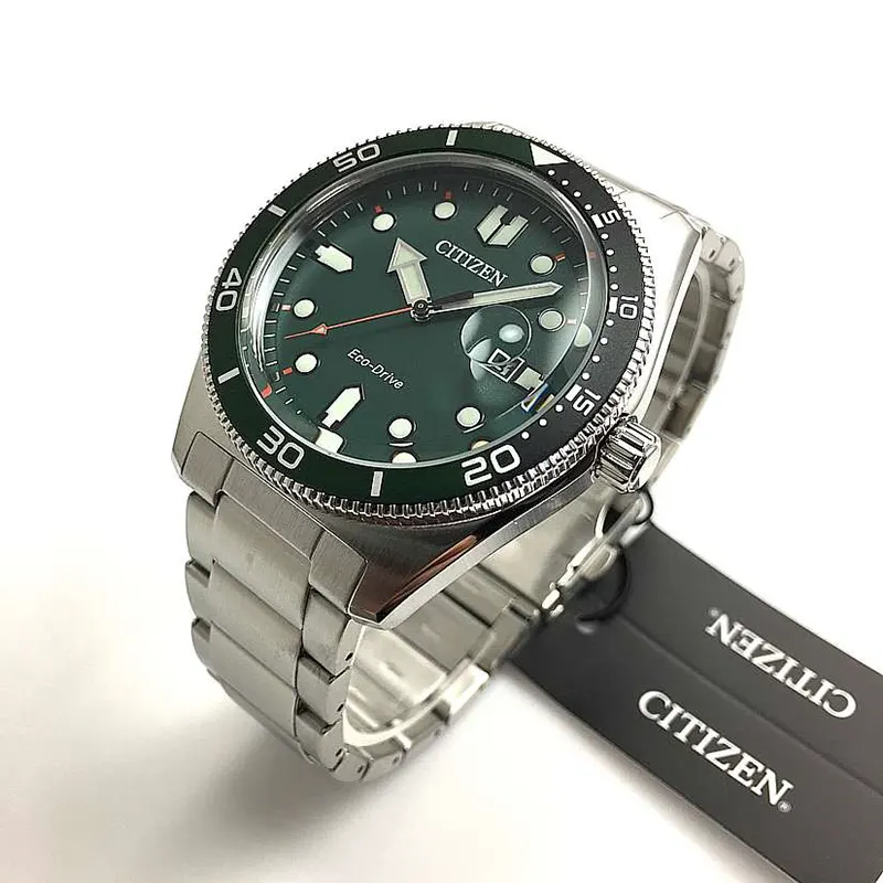 Citizen Marine Eco-Drive Emerald Green Dial Men's Watch | AW1768-80X